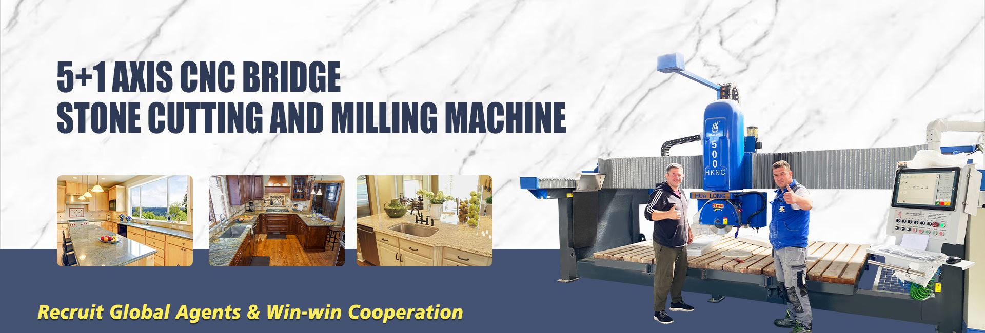 5 axis bridge saw stone cutting machine