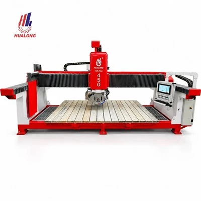 HKNC-450 Plus 5+1 Axis CNC mostna žaga za rezanje in rezkanje kamna